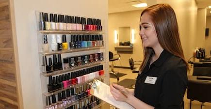 Trilogy Salon stylist nail colors inventory